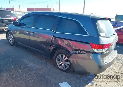 2017 Honda Odyssey Ex-L from USA, damaged, VIN 5FNRL5H61HB027015